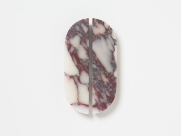 DOT - Calacatta Viola marble furniture handle by Lo & Co Interiors - view 2